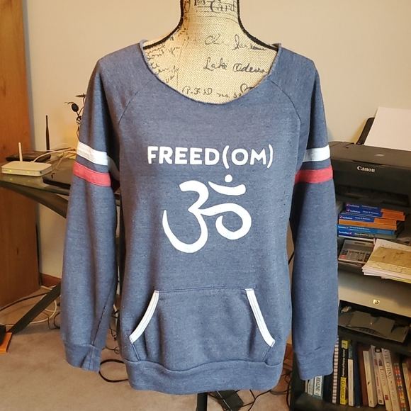 FREED(OM) Sweatshirt with kangaroo pouch size L - Picture 1 of 10